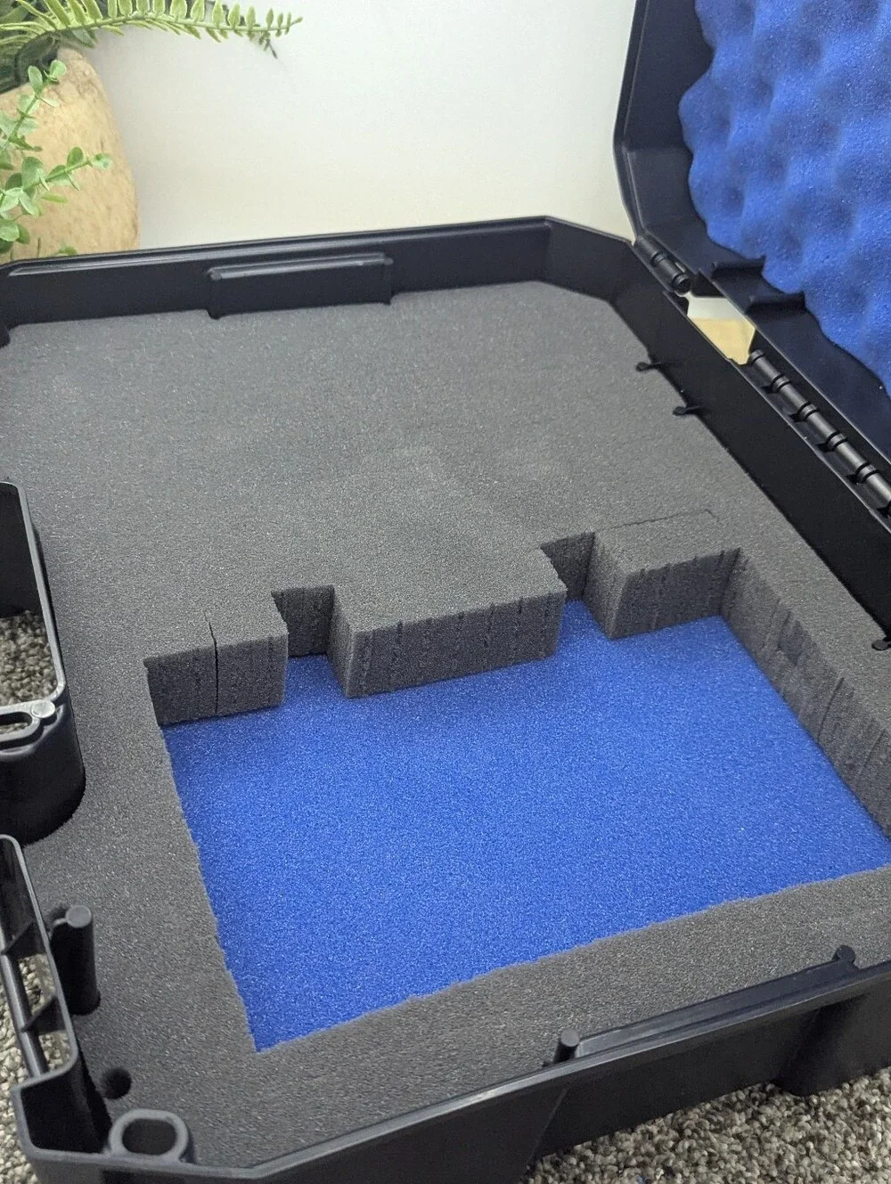 CaseMatix Hard Shell Travel Case, 6”H x 13”W x 16”D, Black